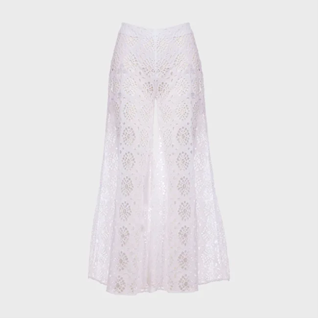 1AF0323-206 [ANNE FONTAINE] Corfou Pants White #P21F19901 (EU)