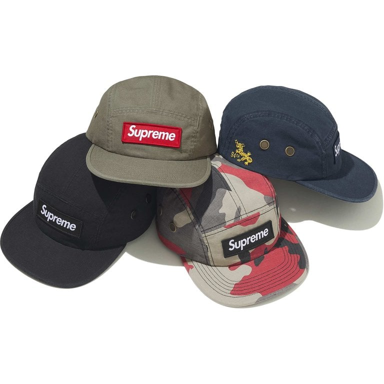 2026SS SUPREME Military Camp Cap 龍刺繡 五分割 貼布 軍事風 帽子 現貨
