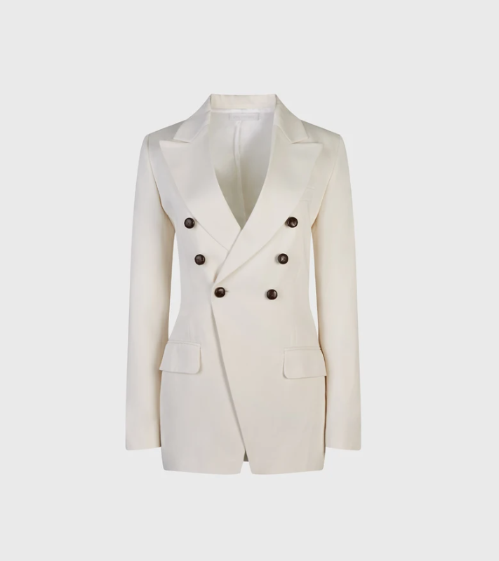1AF0323-188 [ANNE FONTAINE] Lonora Jacket White #P22F219119 (EU)