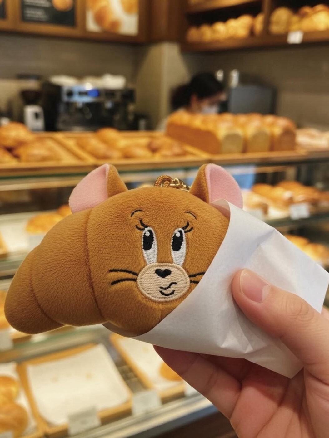 Tom&Jerry 湯姆貓與傑利鼠 烘焙系列 吊飾 鑰匙圈