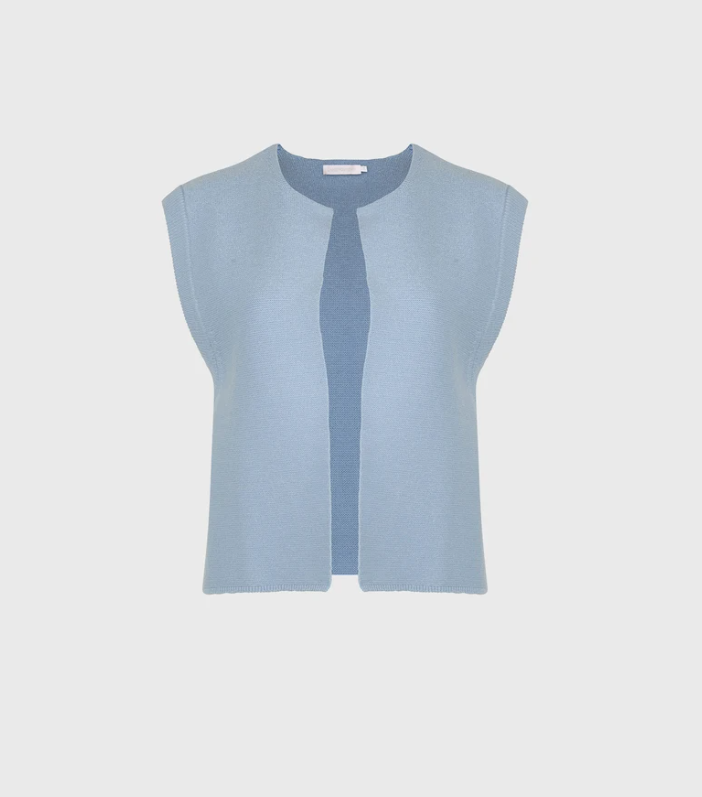 1AF0323-191 [ANNE FONTAINE] Verdon Vest Blue #P23F319515 (EU)