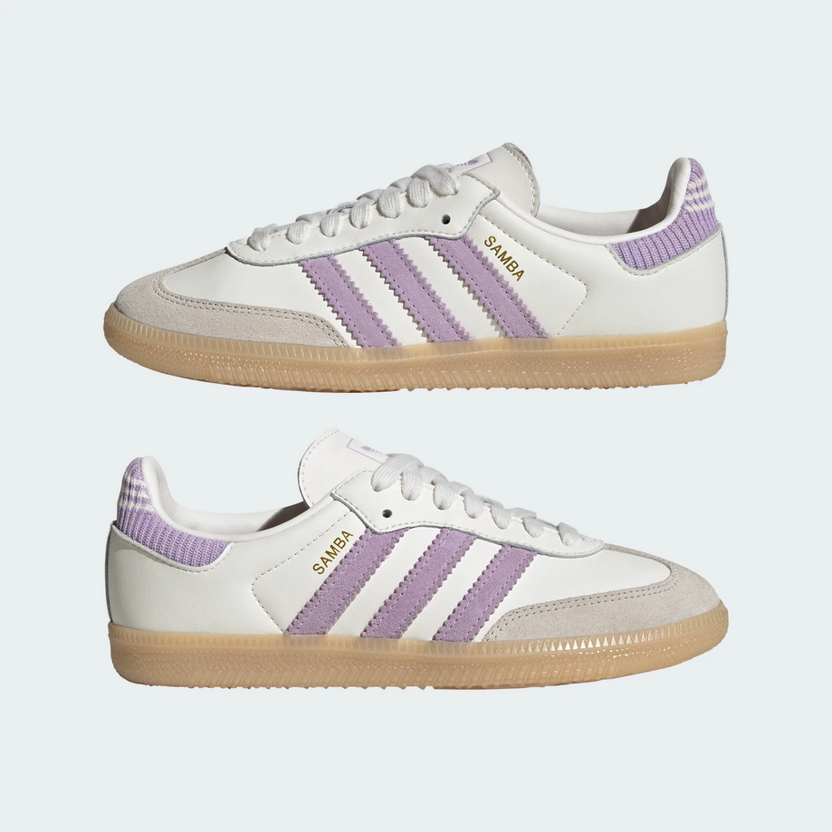 【預訂】 ADIDAS SAMBA OG 奶油白香芋紫-GS