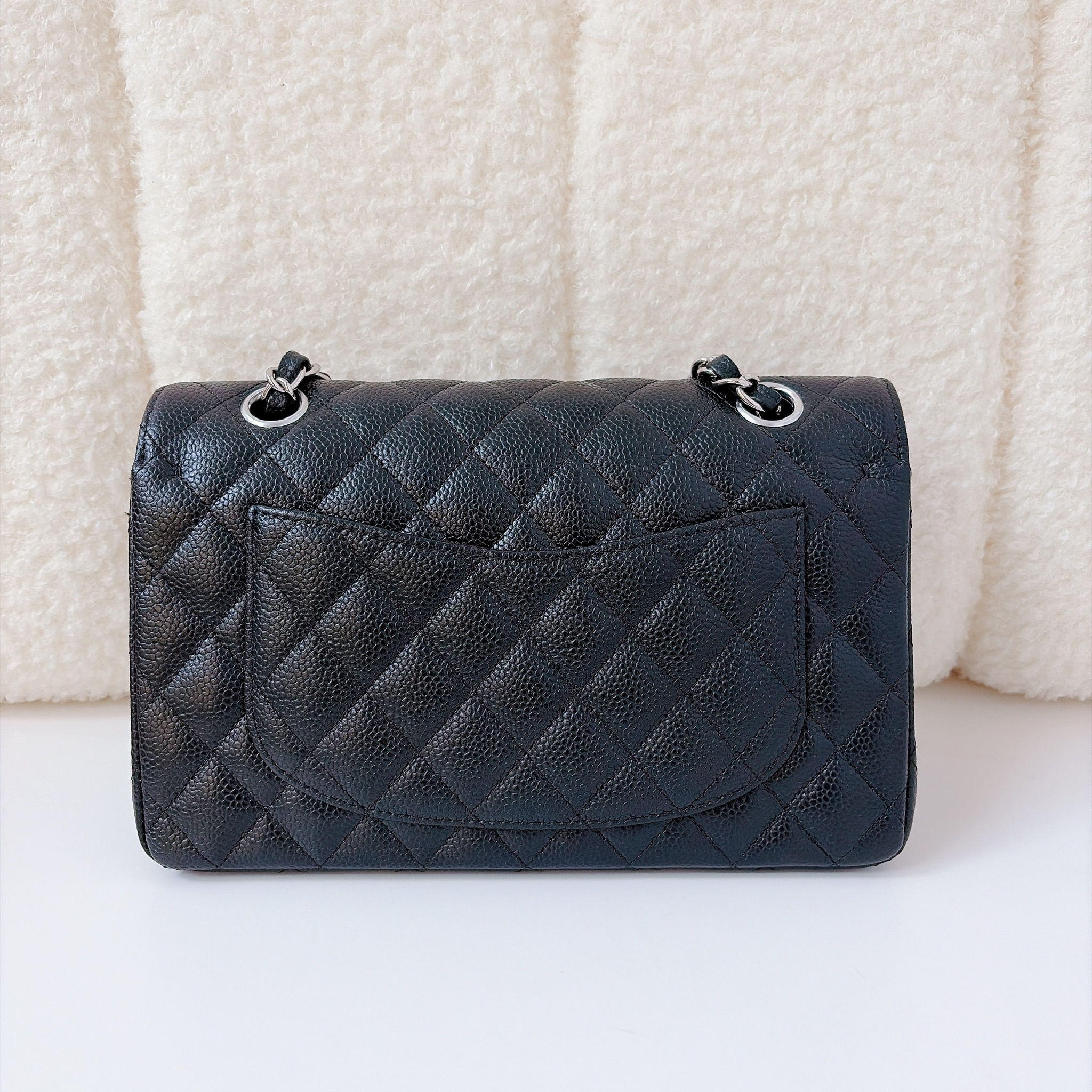 Chanel Classic Flap Bag - Black / SHW