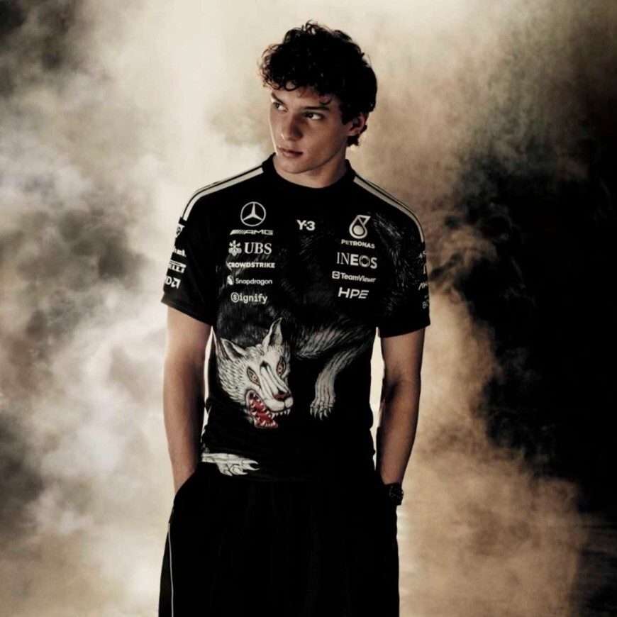 【代購】Y-3 × Mercedes-AMG Petronas F1 SS26 聯名印花短袖T恤｜男款