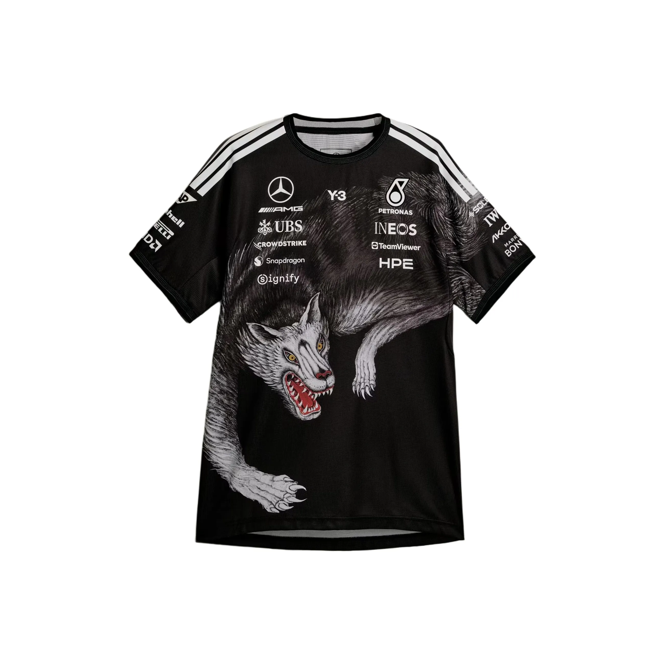 【代購】Y-3 × Mercedes-AMG Petronas F1 SS26 聯名印花短袖T恤｜男款