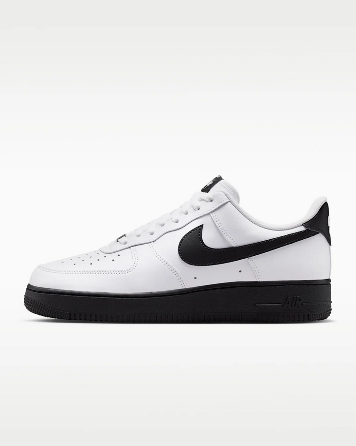 【預訂】NIKE AIR FORCE 1 07 白黑黑底"2026年復刻版本"-MEN