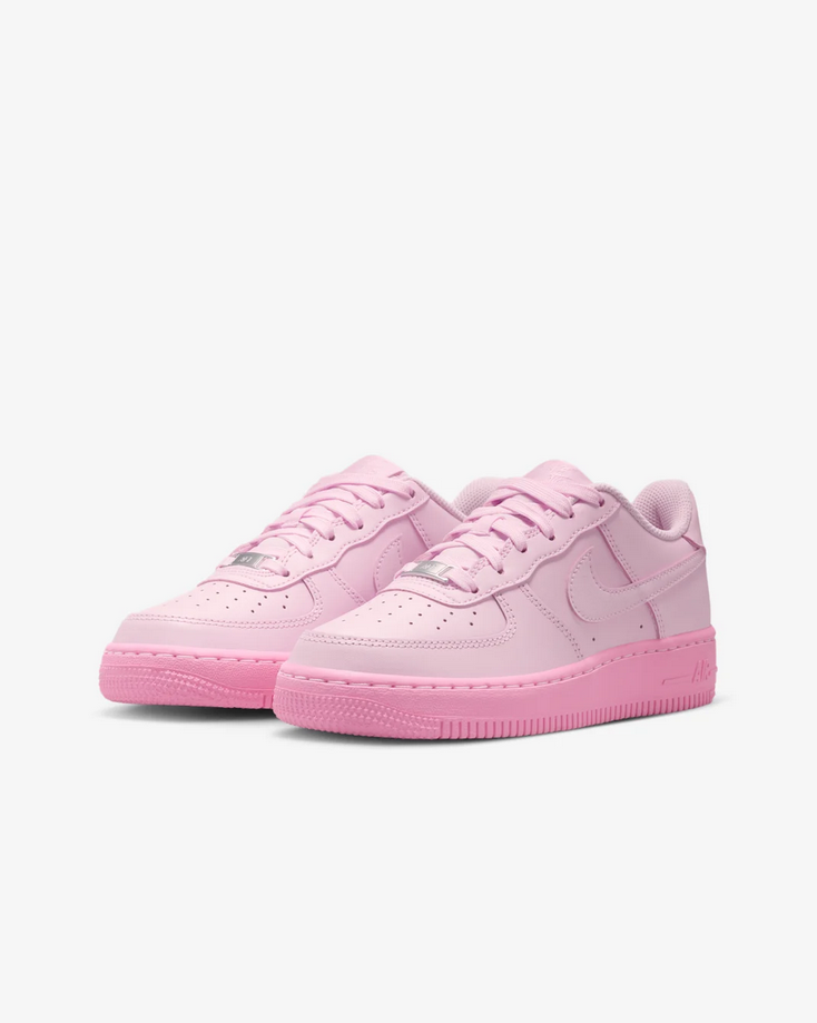 【預訂】 NIKE AIR FORCE 1 櫻花粉拼桃粉-GS