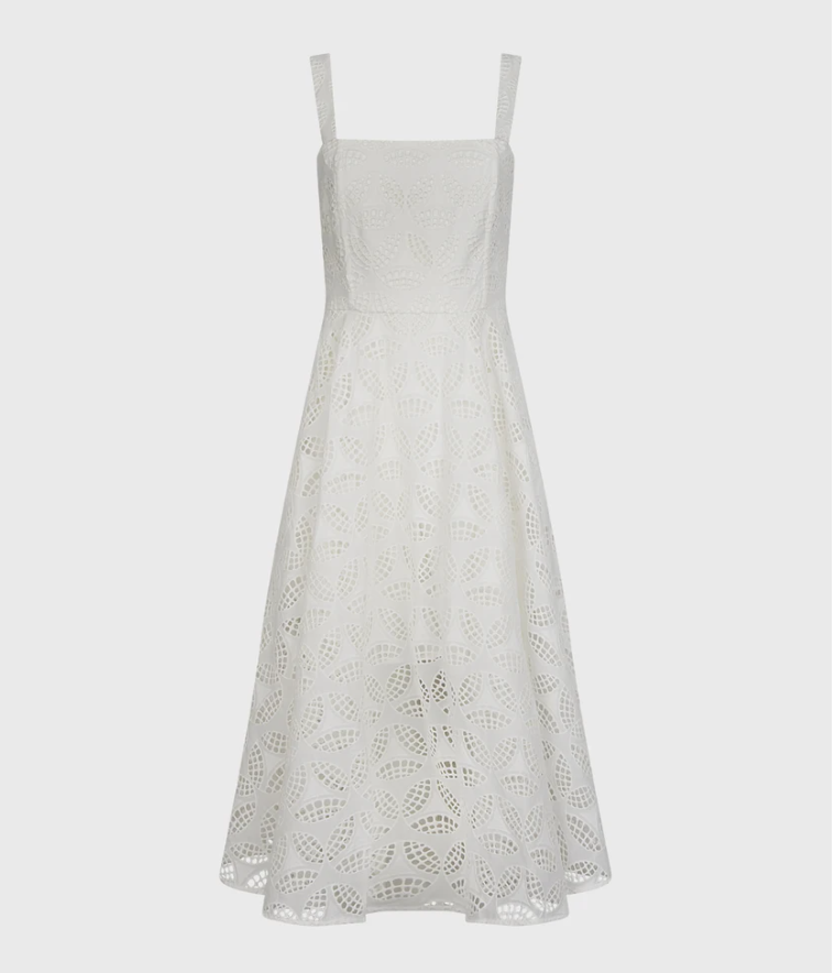 1AF0323-307 [ANNE FONTAINE] Kiara Dress White #P25F26501 (EU)