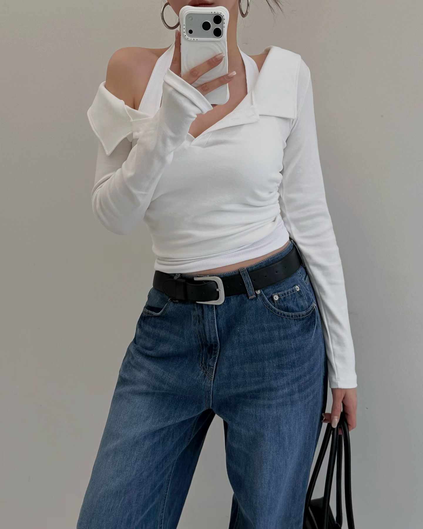 RD2621 V-neck collar Top