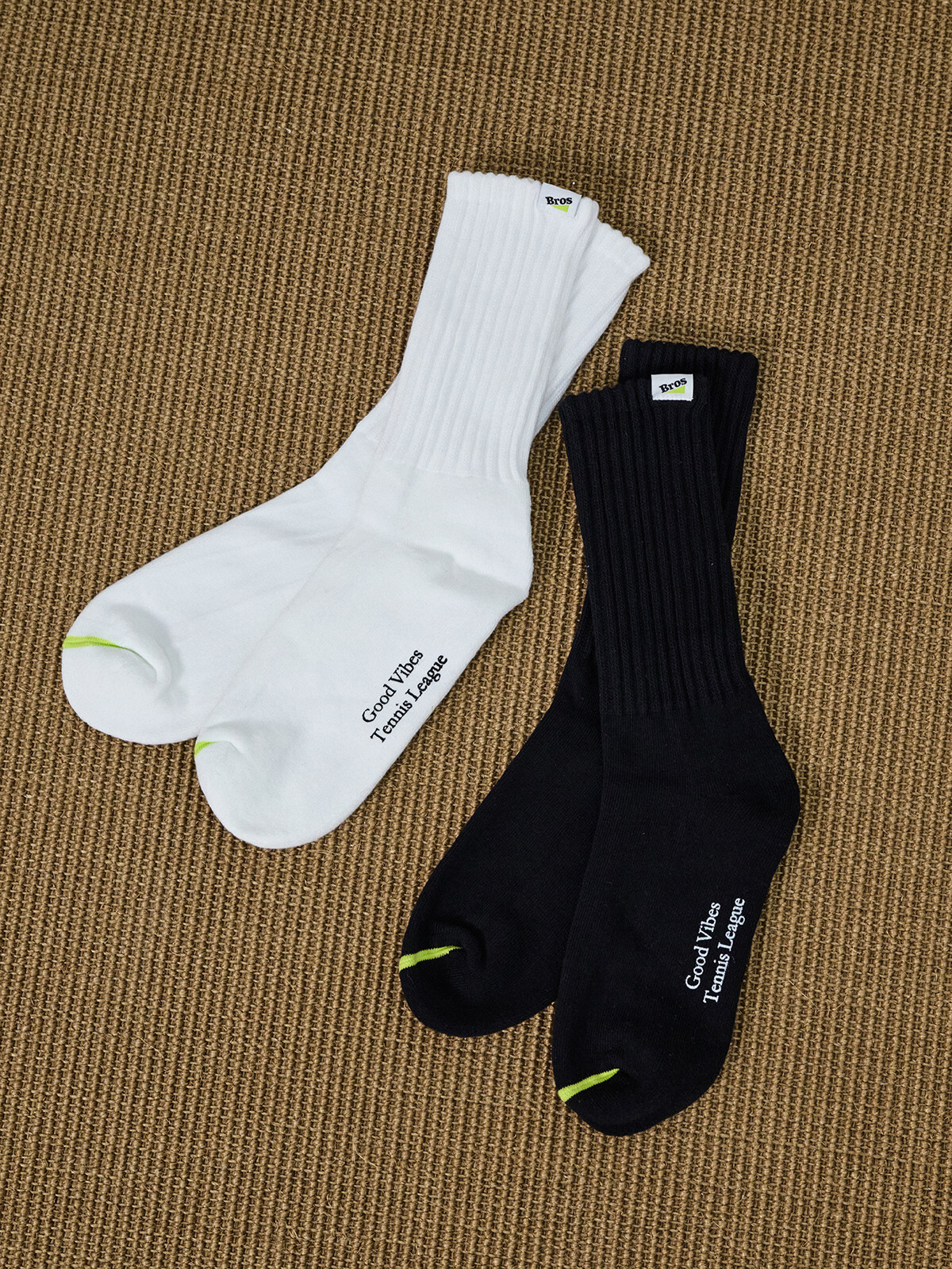 Broshood 日系復古街頭毛巾底中長筒襪 26SS04