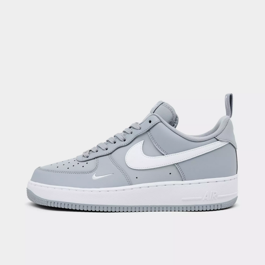 【預訂】NIKE AIR FORCE 1 07 LV8 灰白刺繡剔-MEN