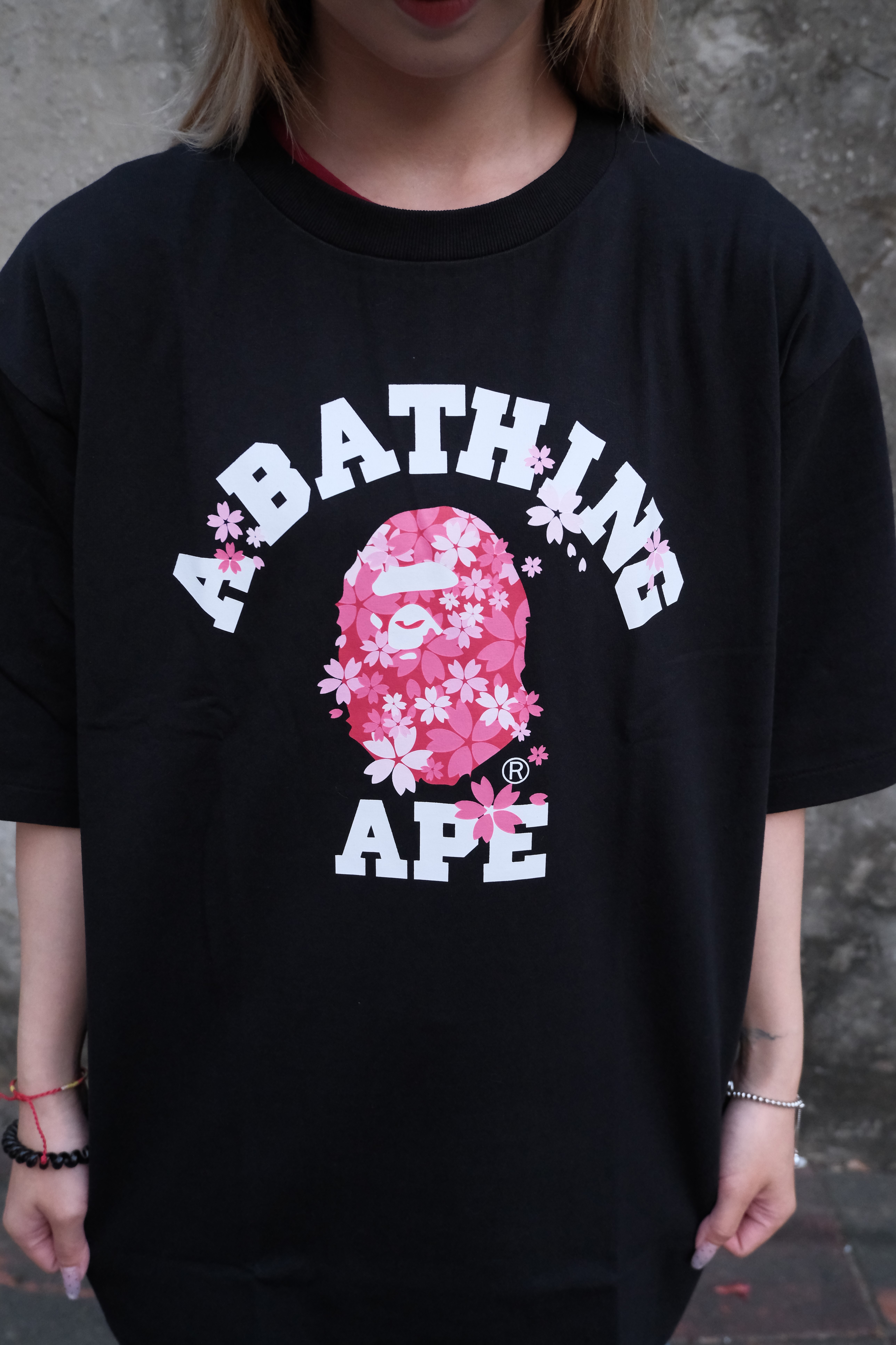BAPE SS26 櫻花系列 SAKURA COLLEGE 學院 短Tee 1M22110023