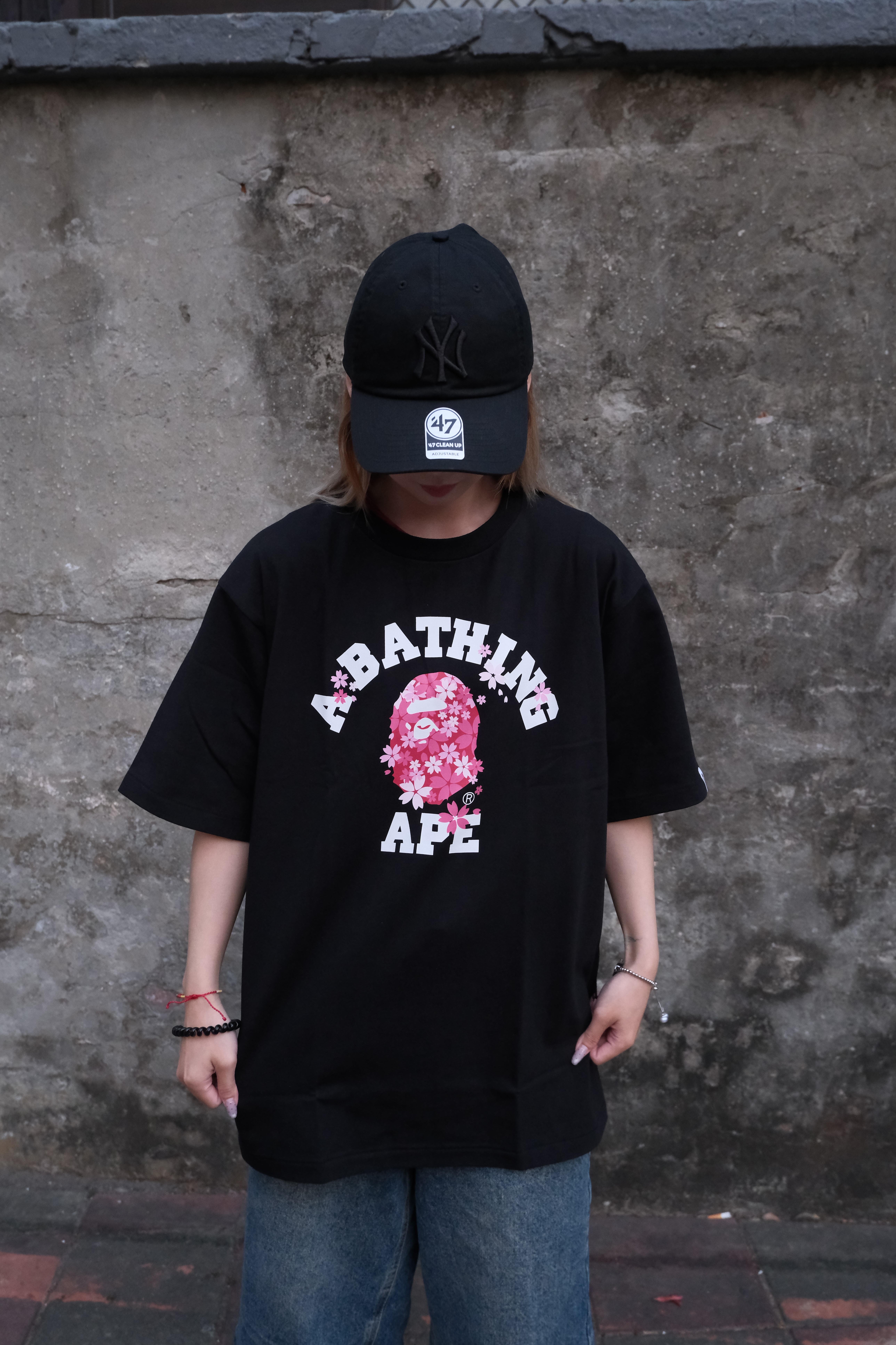 BAPE SS26 櫻花系列 SAKURA COLLEGE 學院 短Tee 1M22110023