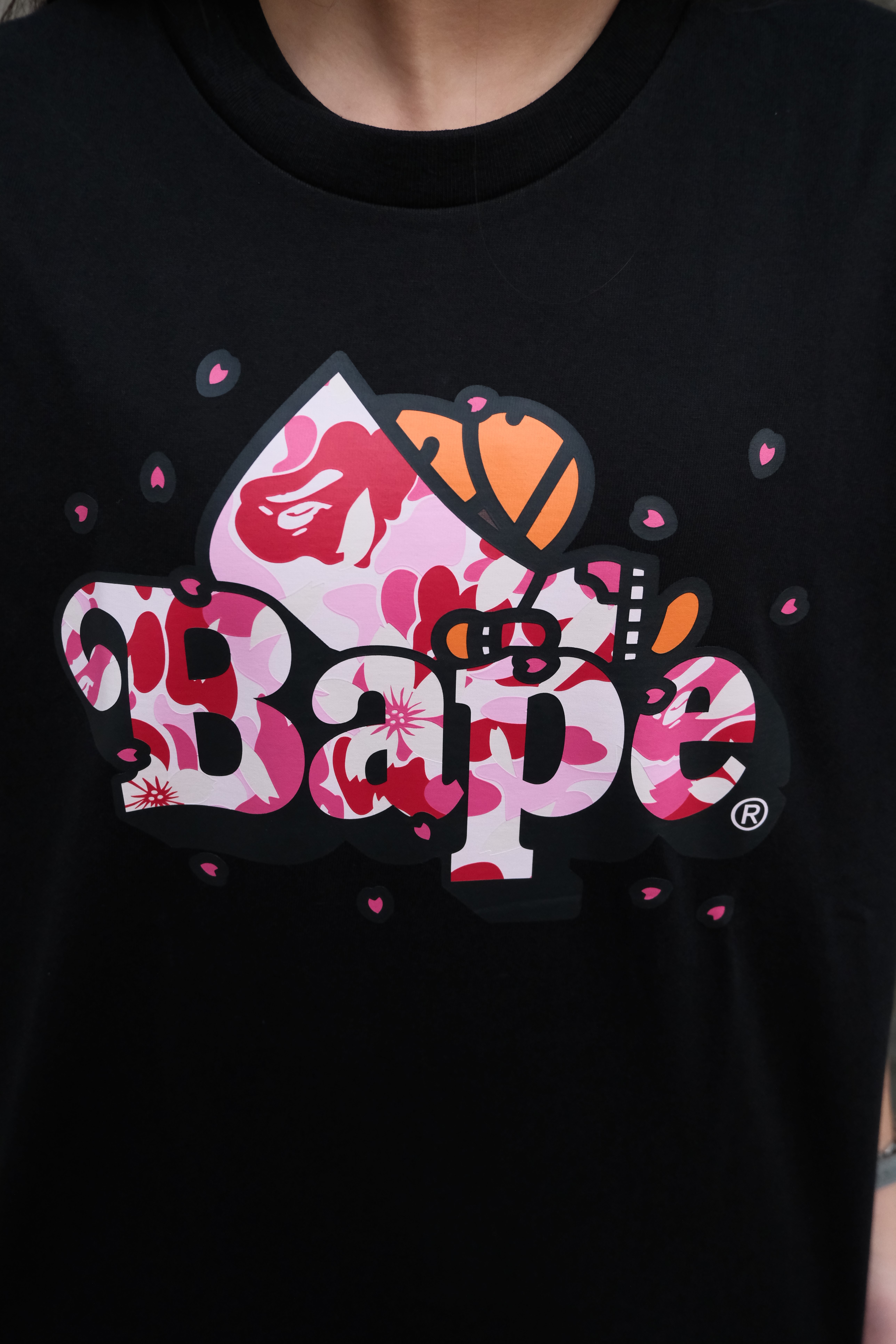 BAPE SS26 櫻花系列 ABC SAKURA CAMO MILO ON BAPE 短Tee 2M20110005