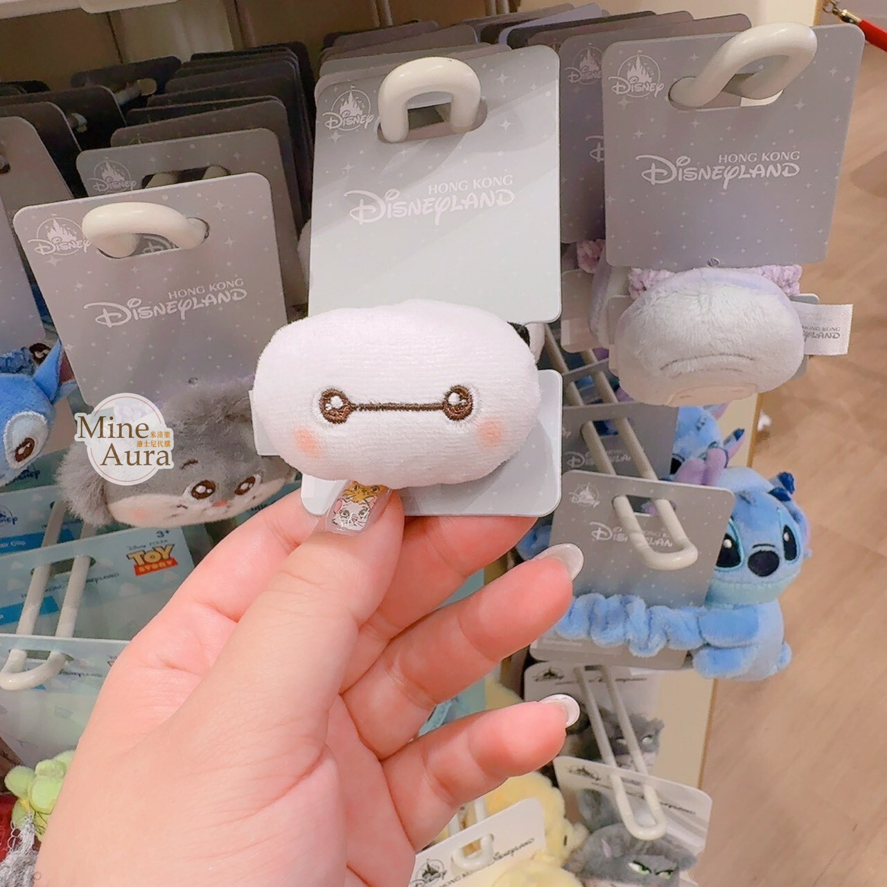 杯麵 Baymax 絨毛大頭造型 髮束 髮飾 大英雄天團 Big Hero 6 -香港迪士尼樂園