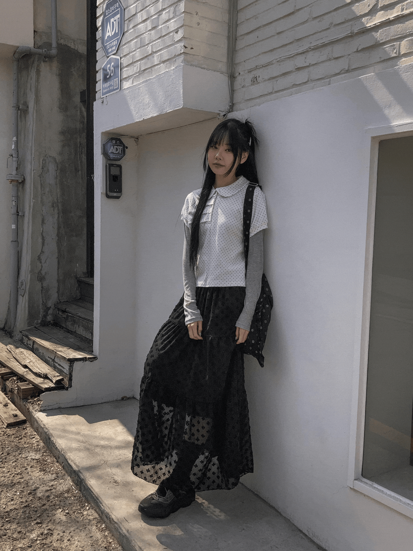 輕飄飄花花網紗長裙〈🇰🇷DAY 3〉