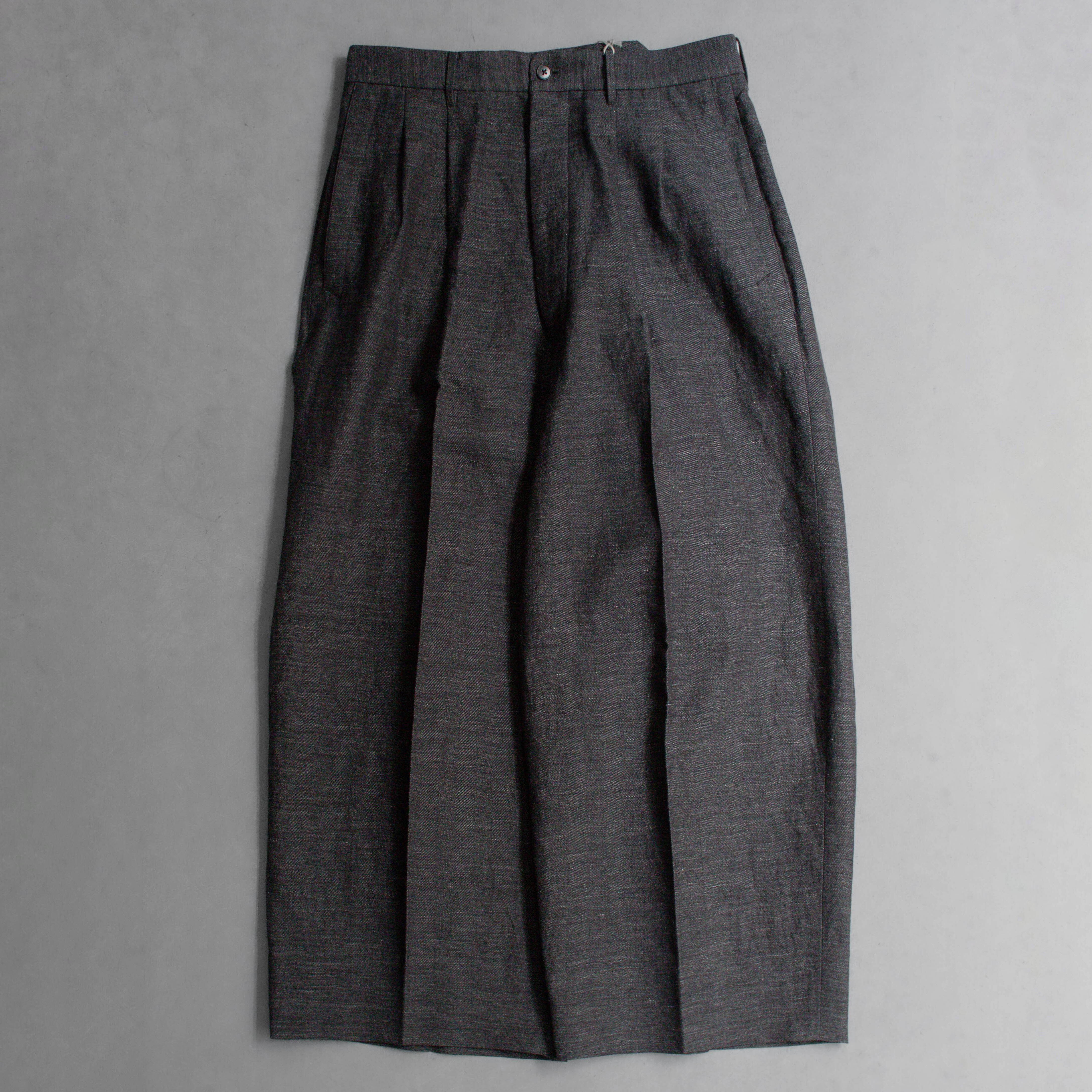 HAVERSACK HERRINGBONE WIDE PANTS 2 COLORS 人字紋 棉麻 寬版 長褲 二色