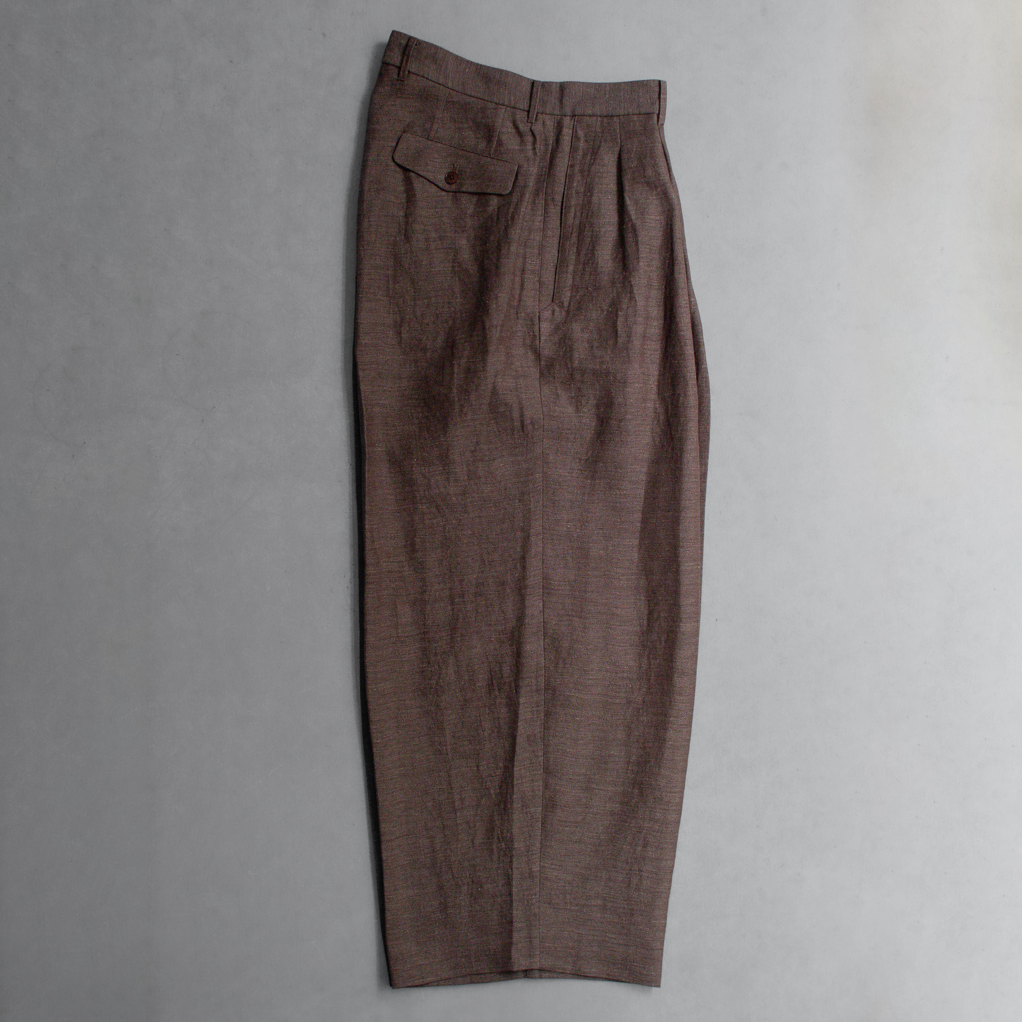 HAVERSACK HERRINGBONE WIDE PANTS 人字紋 棉麻 寬版 長褲