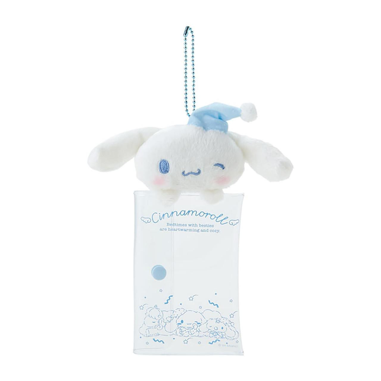 日本 Sanrio Cinnamoroll 玉桂狗 睡夢系列 - 頭形扁身透明收納袋