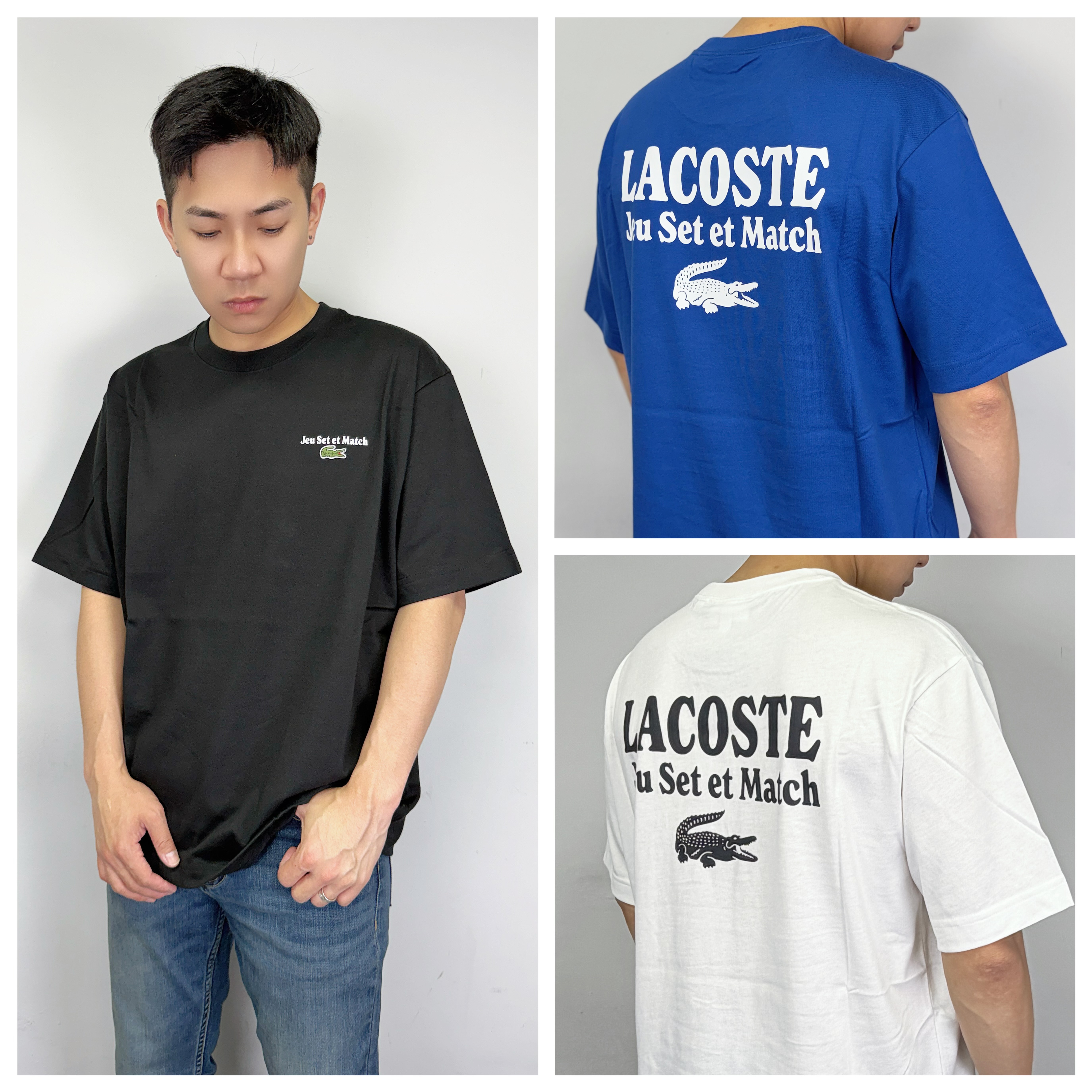 Lacoste 鱷魚 背後大字母 短袖上衣 短T