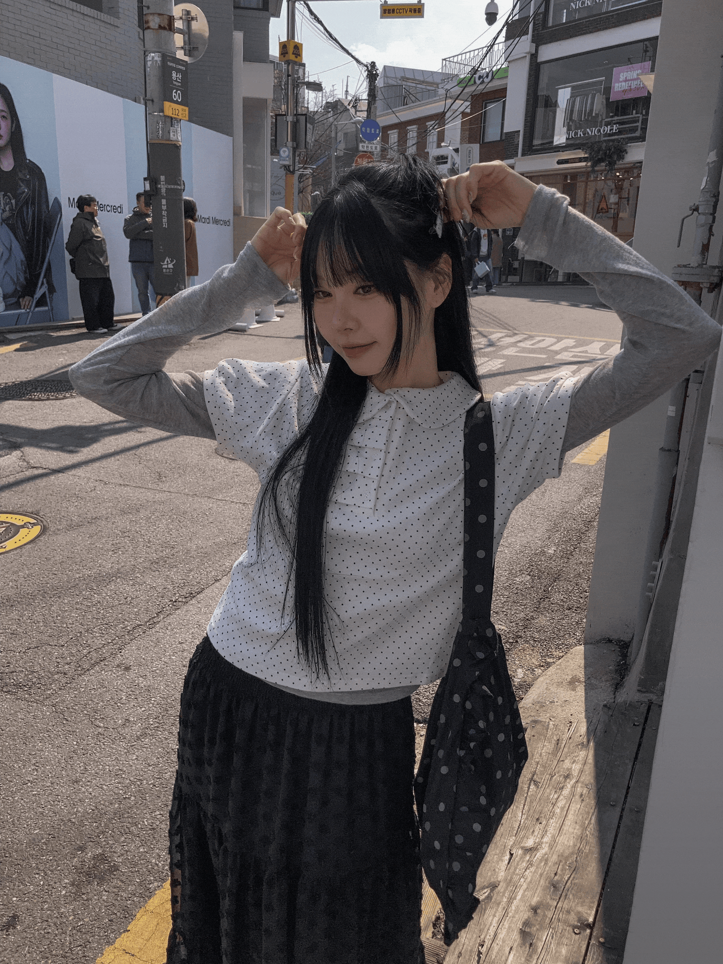 超適合疊穿！透感圓領上衣〈🇰🇷DAY 1〉