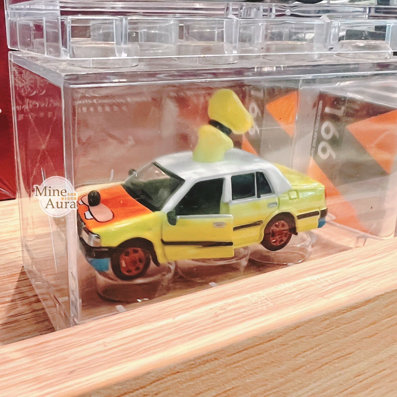 香港限定 TINY x 高飛狗 Goofy 聯名 香港新界 的士 1:64 模型車 擺飾
