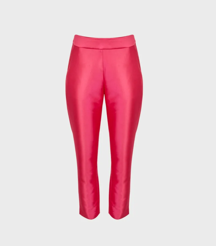 1AF0323-317 [ANNE FONTAINE] Floral Pant Fuchsia #P23F283706 (EU)
