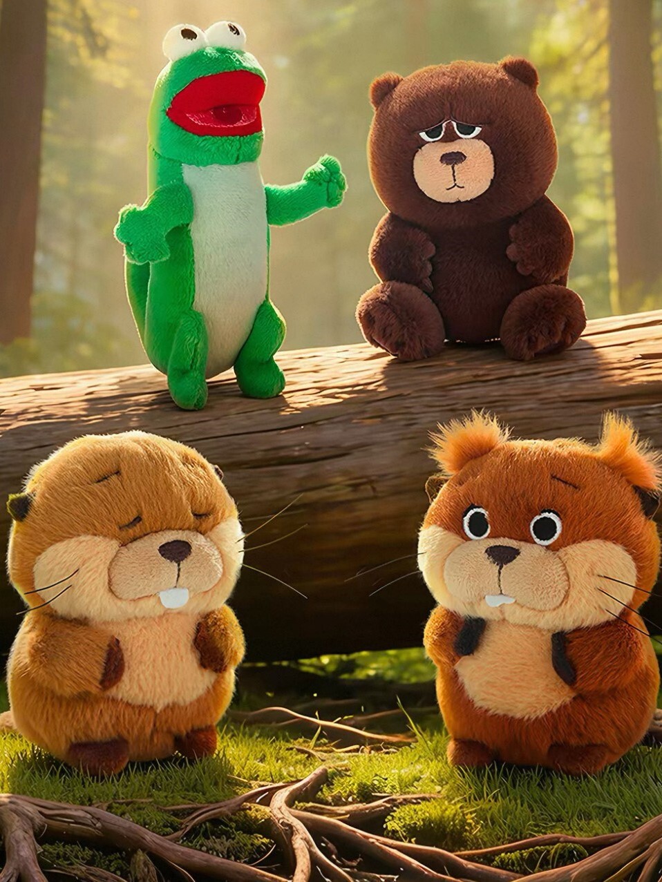 Officially licensed Tanuki World plush pendant/trinket