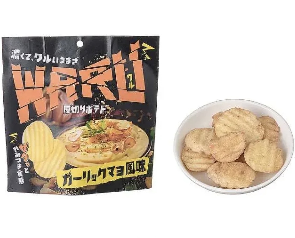 【期間限定】JP 蒜香美乃滋風味薯片 32g 8238 TK260321