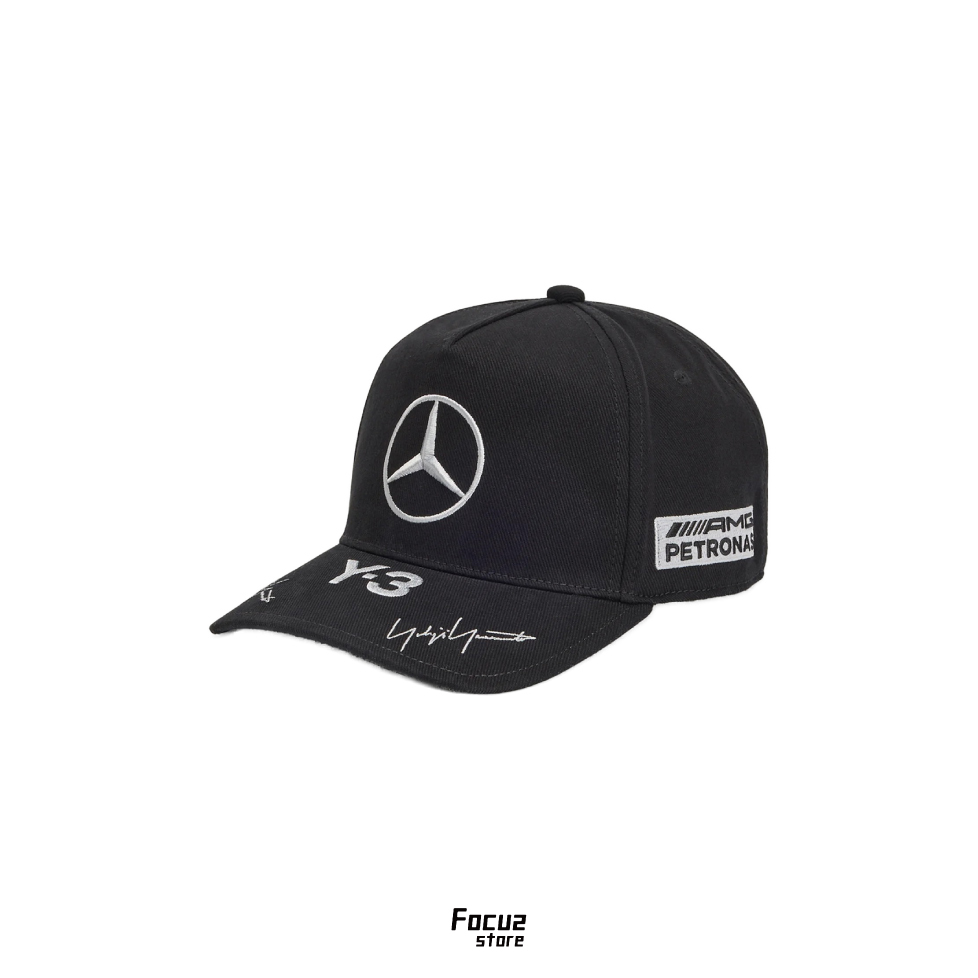 【Focus Store】預購 Y-3 x Mercedes-AMG F1 Race Cap "Black" 黑色 老帽
