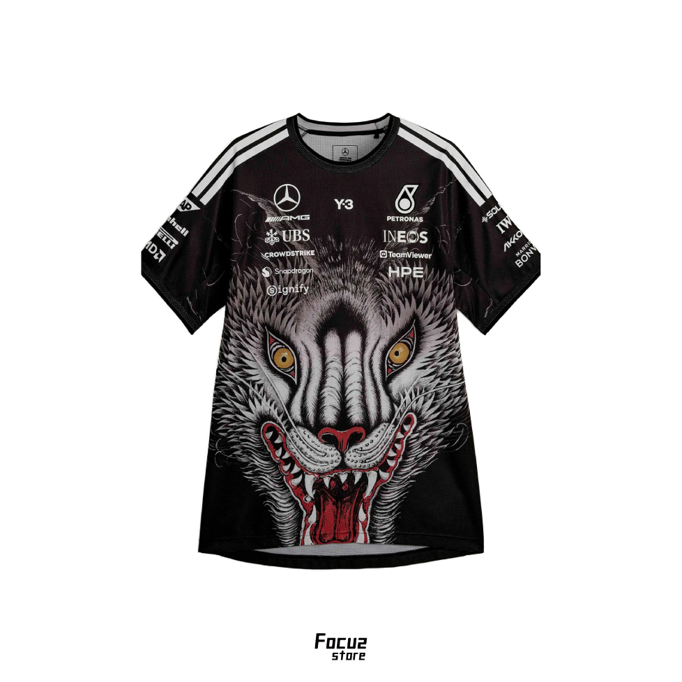 【Focus Store】預購 Y-3 x Mercedes-AMG F1 Short-Sleeve Team Driver Tee "Black" 黑色 短袖