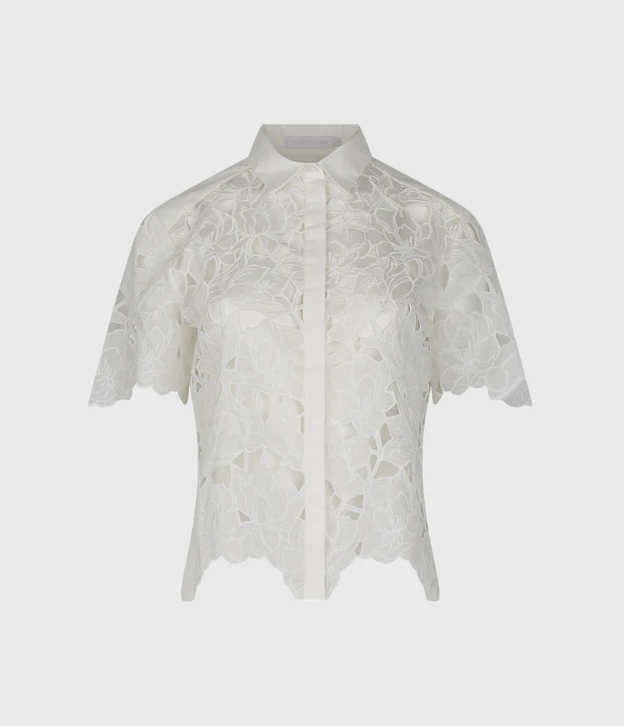 1AF0323-319 [ANNE FONTAINE] Eulalia Shirt White #P25F20301 (EU)