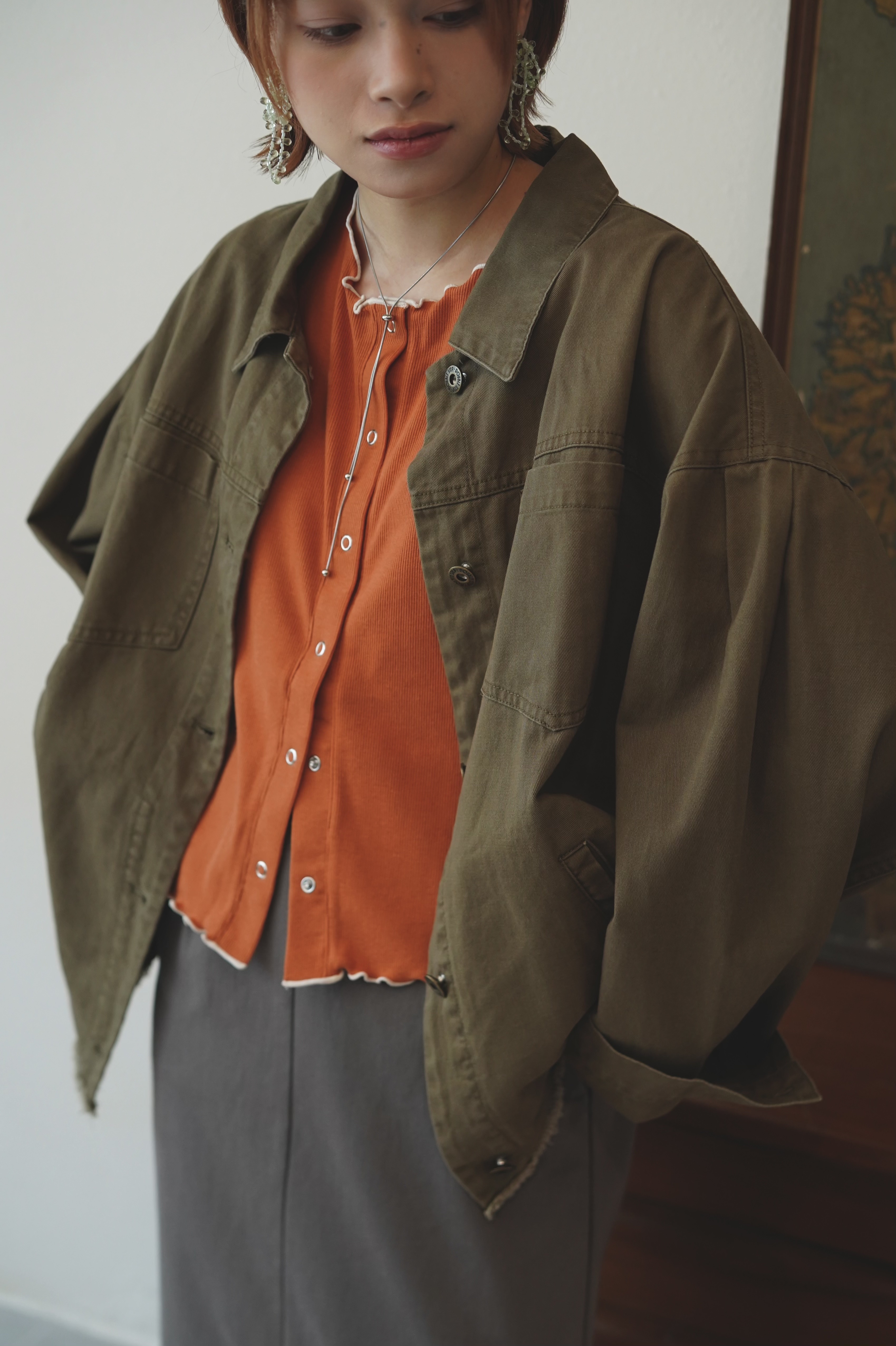 散口橡筋腳洗水外套 - JK53831