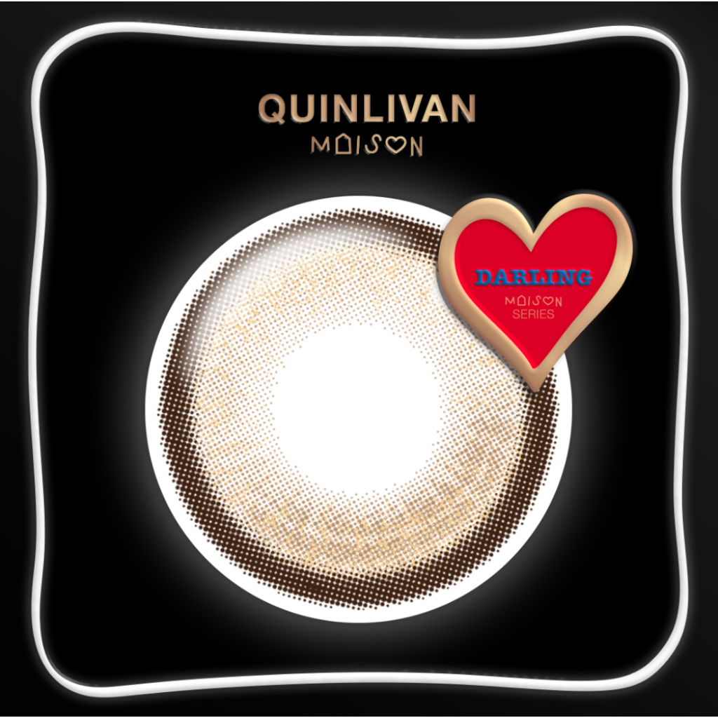 [日拋] Quinlivan 昆凌 Maison 1 Day #DARLING 戀愛棕 -10片裝