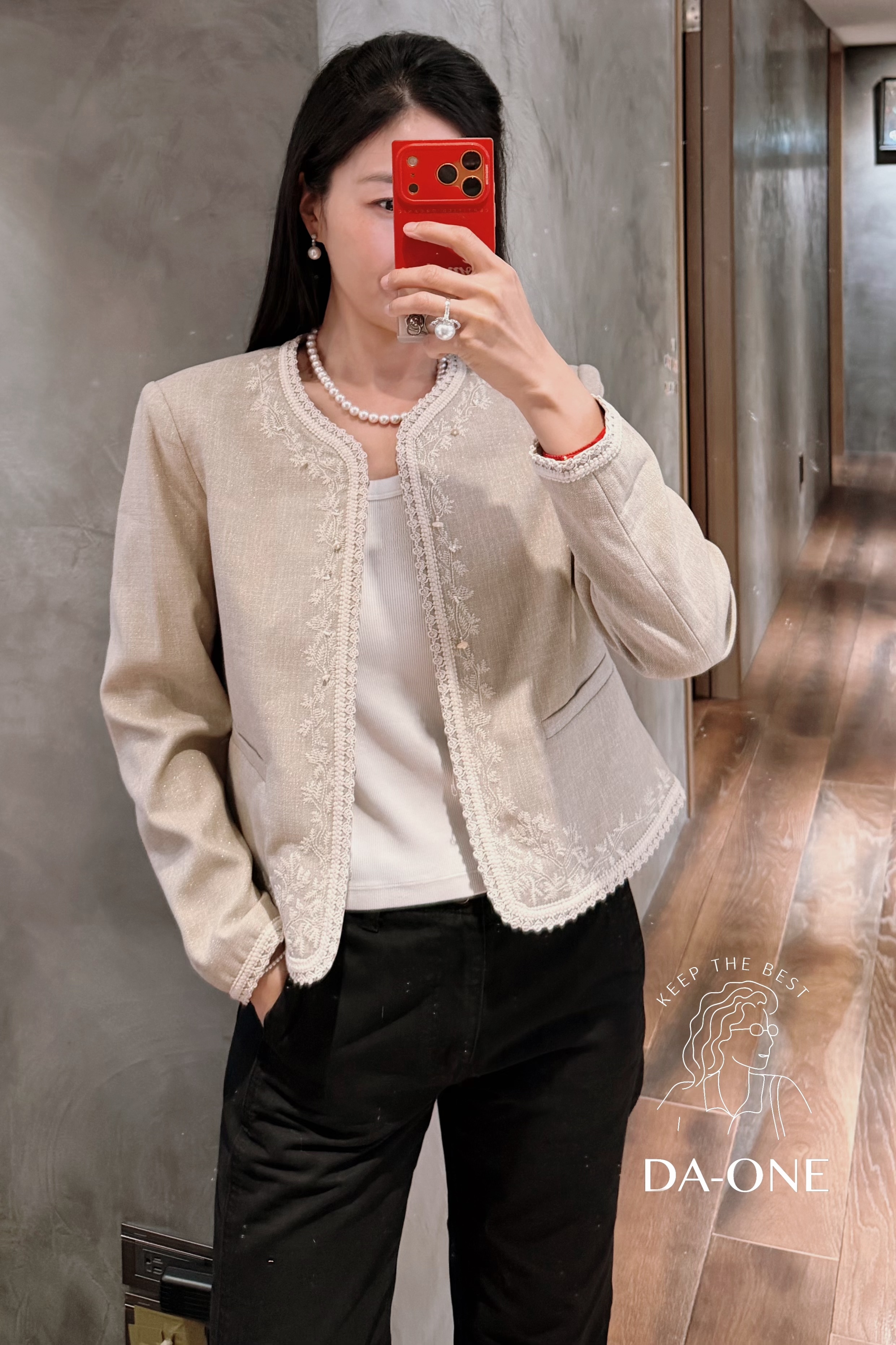 DA-ONE自選款 設計師重工刺繡外套
