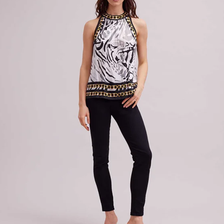 1AF0323-235 [ANNE FONTAINE] Juan Top Black #P23F32803 (EU)