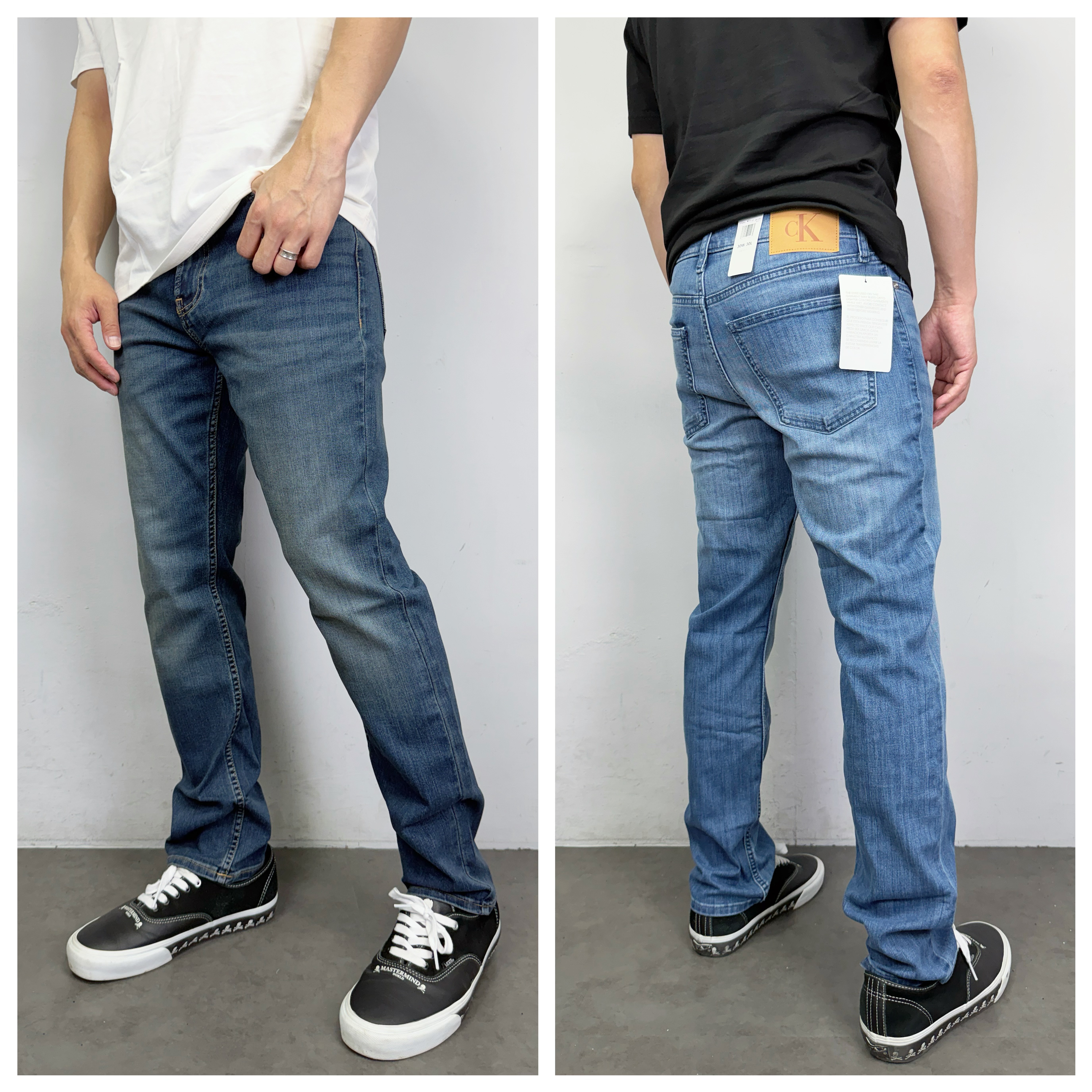 Calvin Klein CK Straight 小直筒 水洗 牛仔褲 長褲