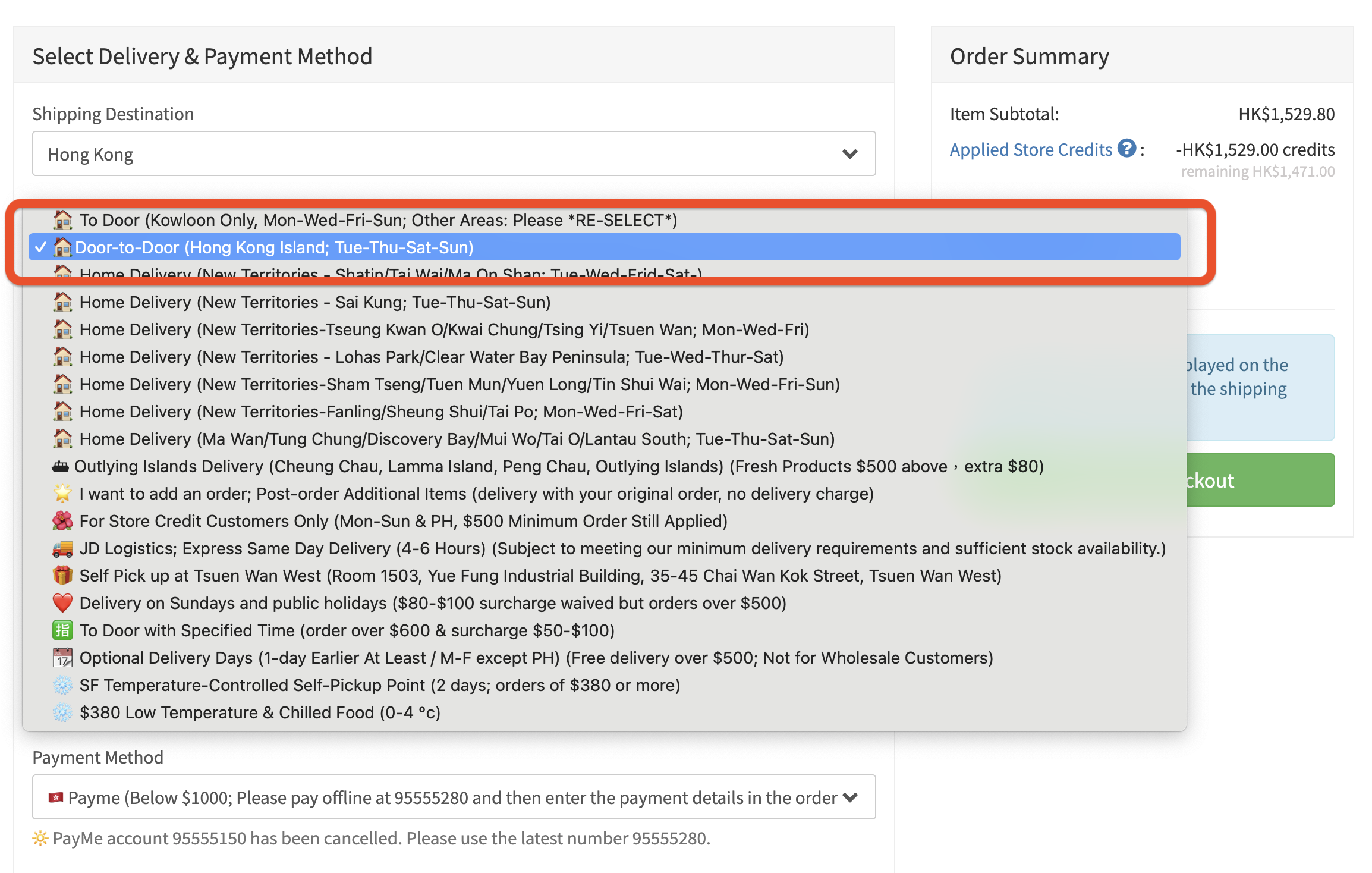 Door to Door - Hong Kong Island