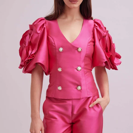 1AF0323-239 [ANNE FONTAINE] Fauvisme Top Fuchsia #P23F083706 (EU)