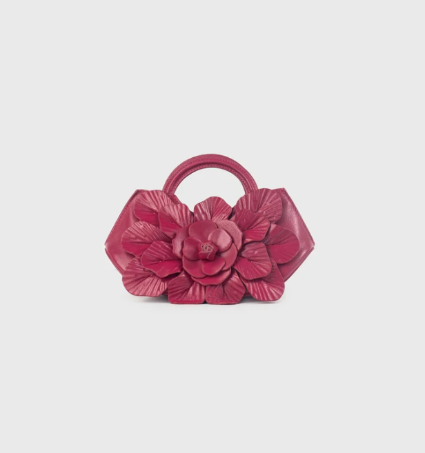 1AF0323-326 [ANNE FONTAINE] Scarlett Mini Handbag Fuchsia #H21A002706 (EU)