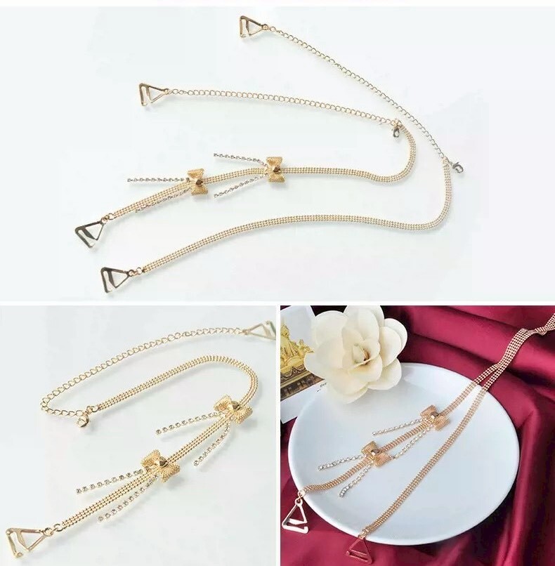 單邊小蝴蝶結肩帶