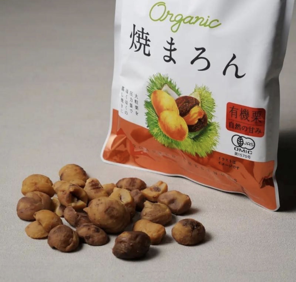 【長線好評】JP 有機無添加燒栗子 160g 0112 TK260321