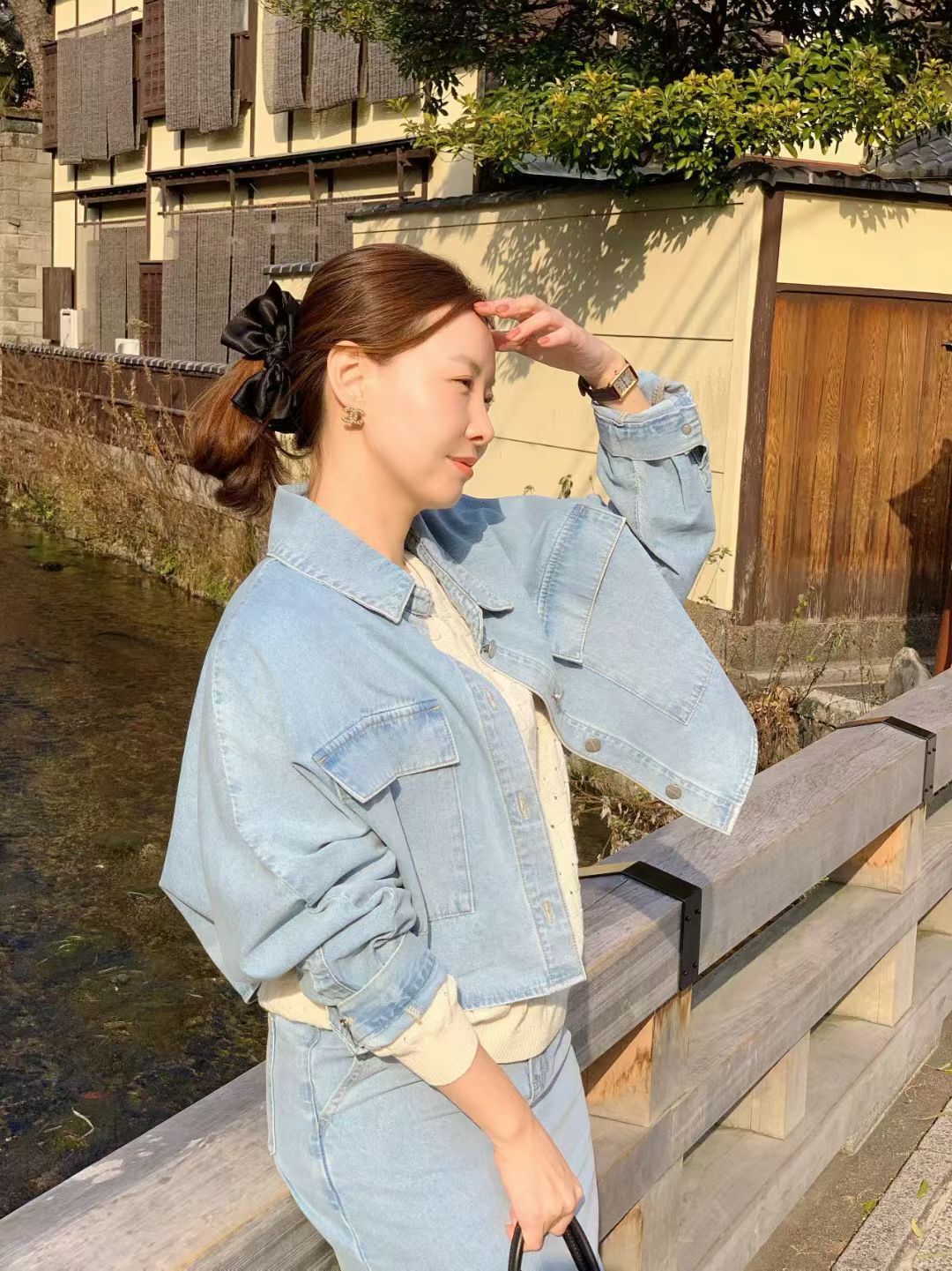 【現貨】短版水洗牛仔外套｜高腰比例神器・輕鬆顯腿長