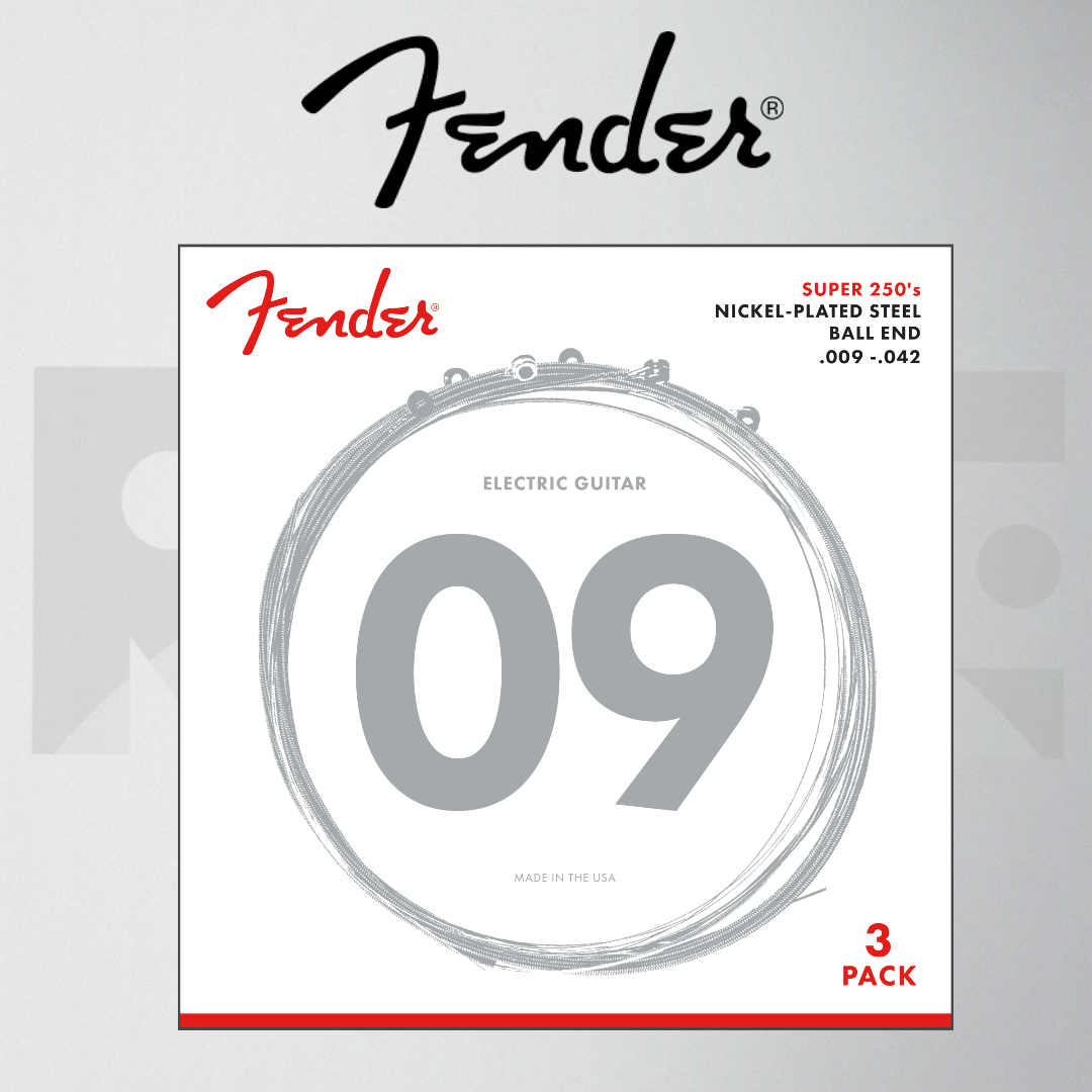 Fender Super 250 Nickel-Plated Steel  電吉他弦