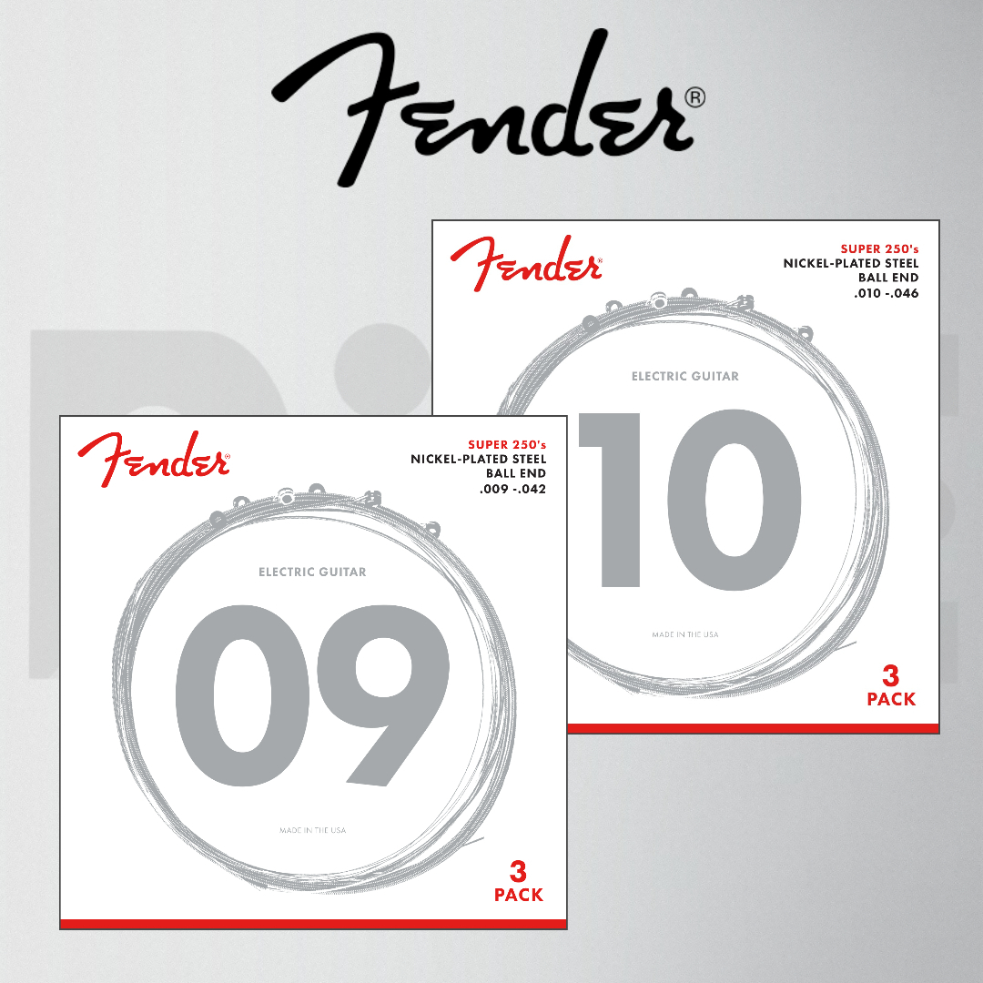 Fender Super 250 Nickel-Plated Steel  電吉他弦