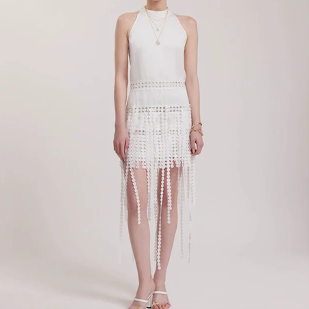 1AF0323-245 [ANNE FONTAINE] Althea Dress White #P23F27701 (EU)