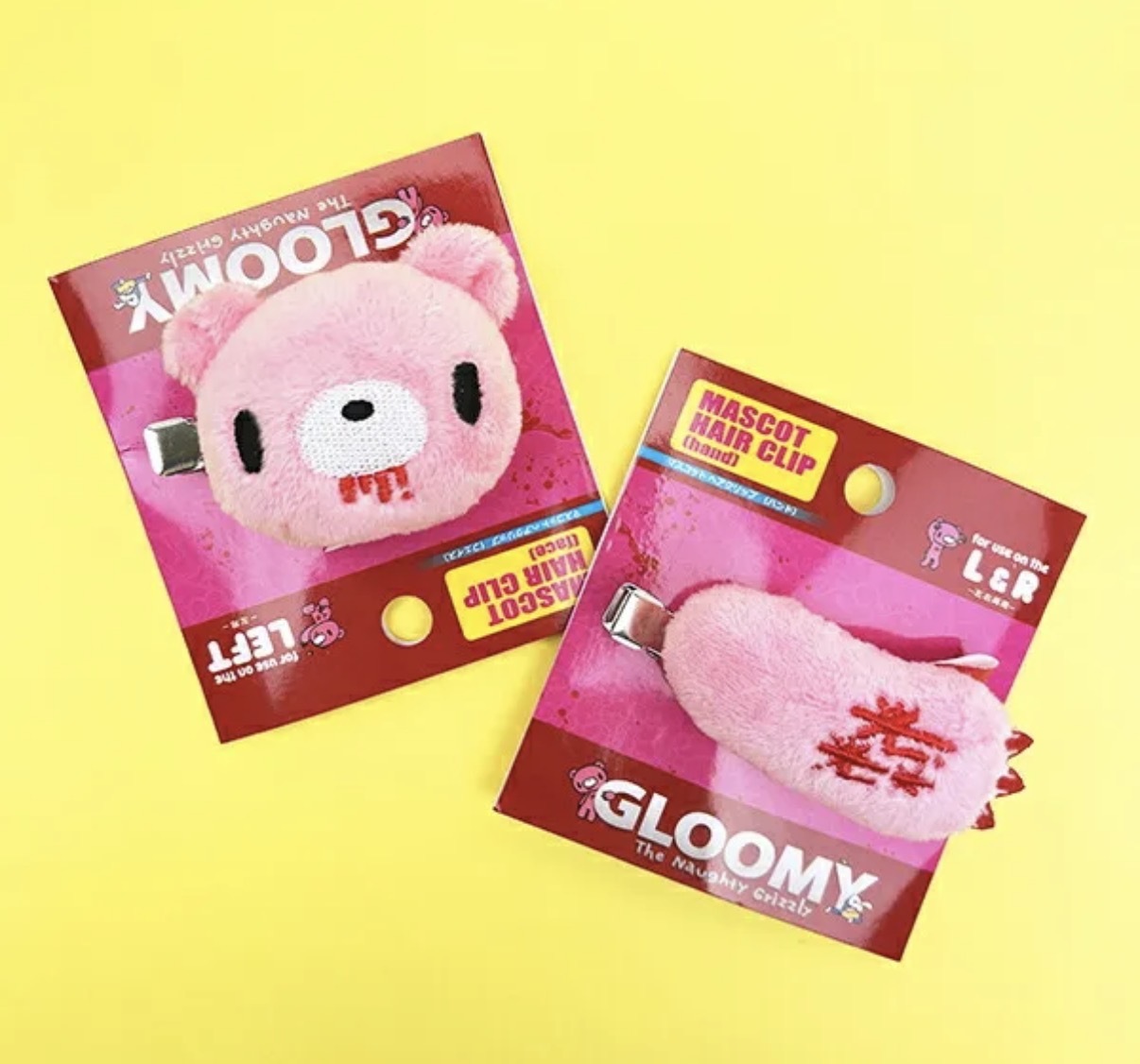 JP 暴力熊造型公仔髮夾 1536 1529 TK260321