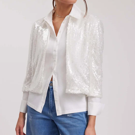 1AF0323-248 [ANNE FONTAINE] Creative Jacket White #P23F08001 (EU)