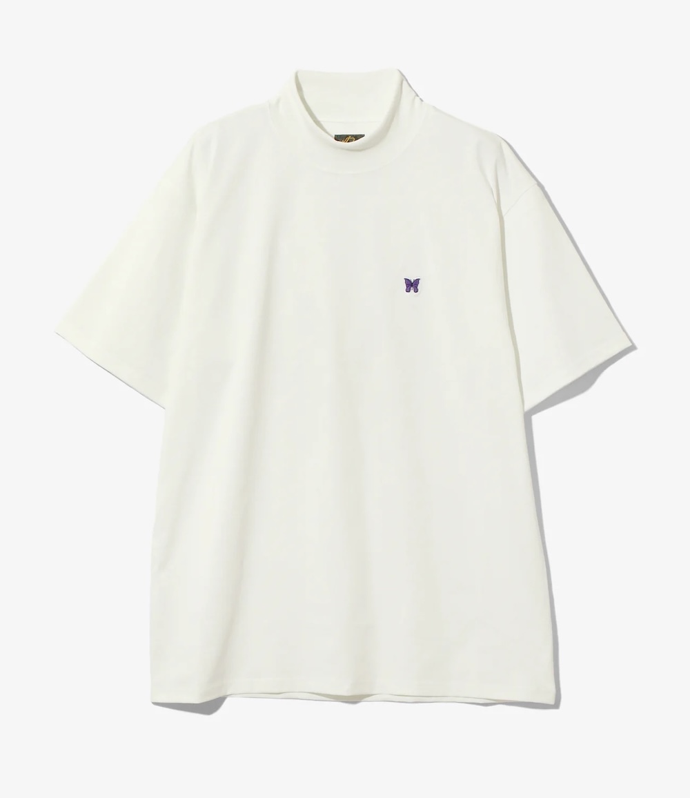 Needles - SX448 S/S Mock Neck Tee - Poly Jersey