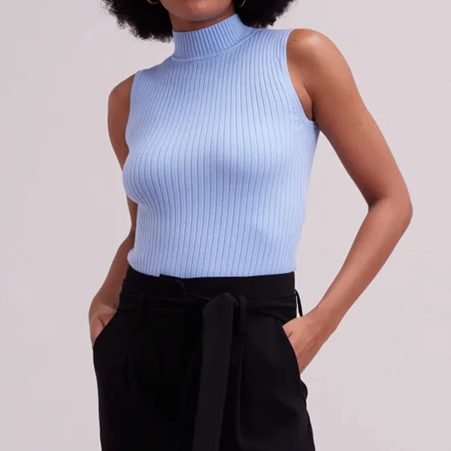 1AF0323-250 [ANNE FONTAINE] Solo Top Blue #H21F073518 (EU)